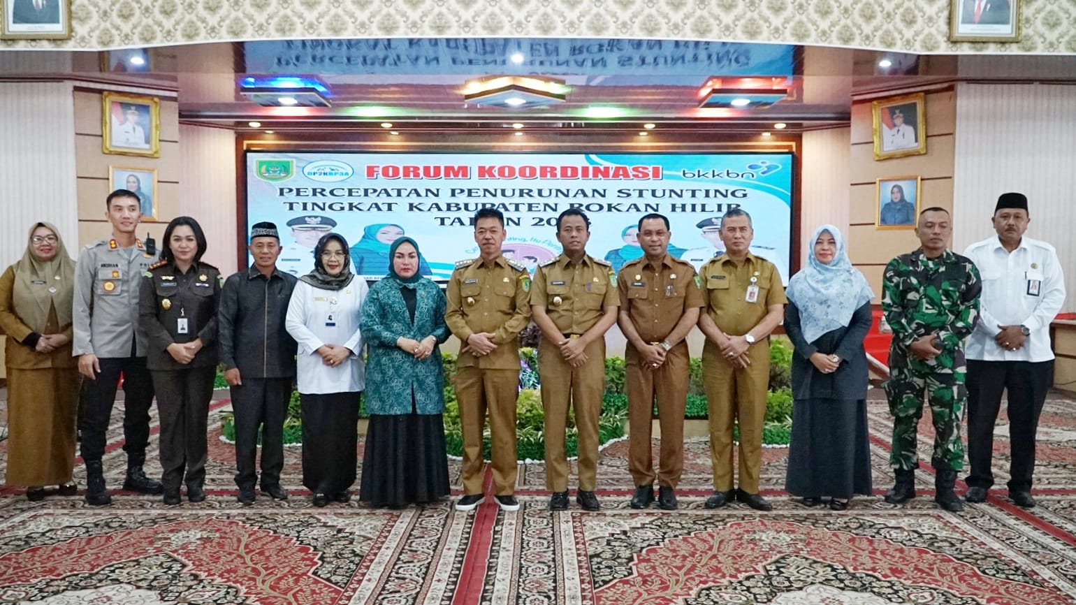 Bupati Rohil Resmi Buka Forum Koordinasi Percepatan Penurunan Stunting