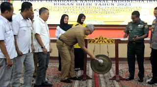 KONI Rohil Gelar Rakerkab Tahun 2023