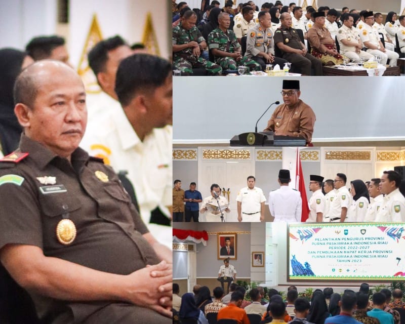 Waka Kejati Riau Hadiri Raker dan Pelantikan Pengurus Provinsi Purna Paskibraka Indonesia Riau Periode 2022- 2027